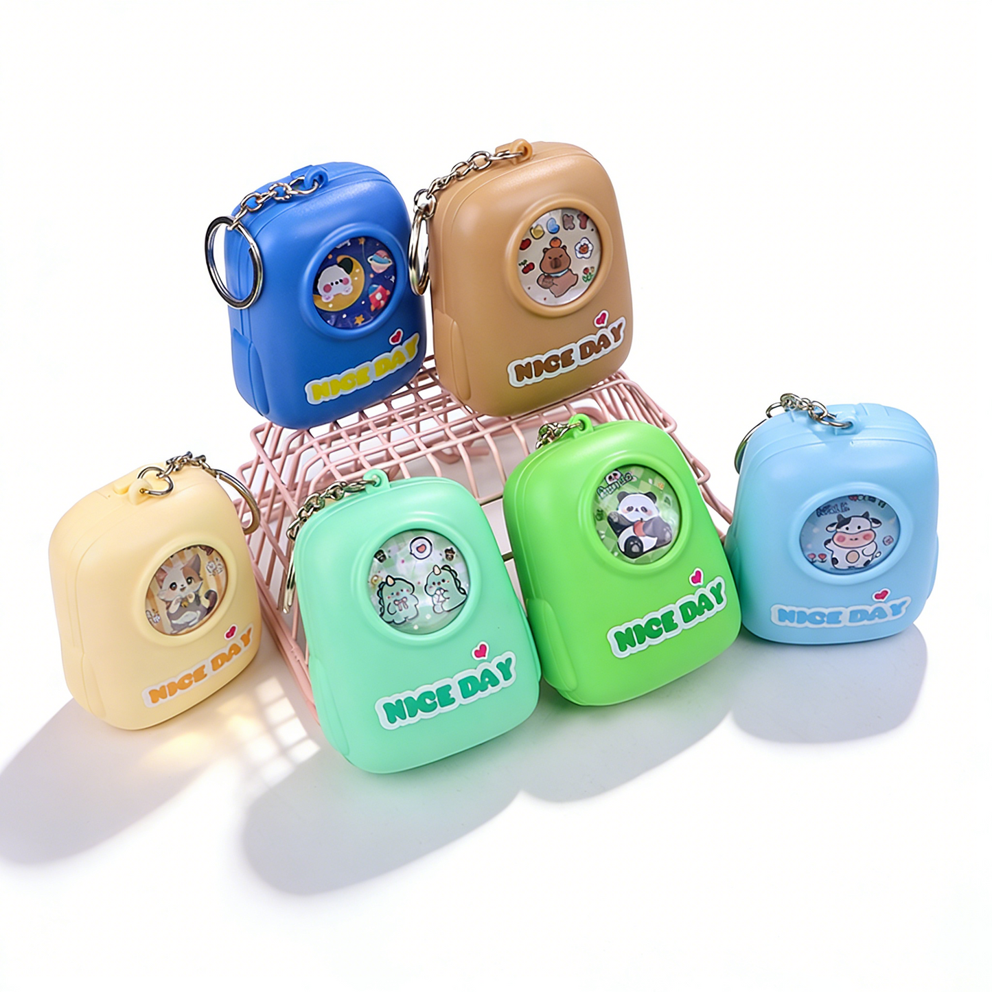 Storage Backpack Portable Keychain