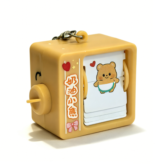 Colorful Slide Wind-up Keychain