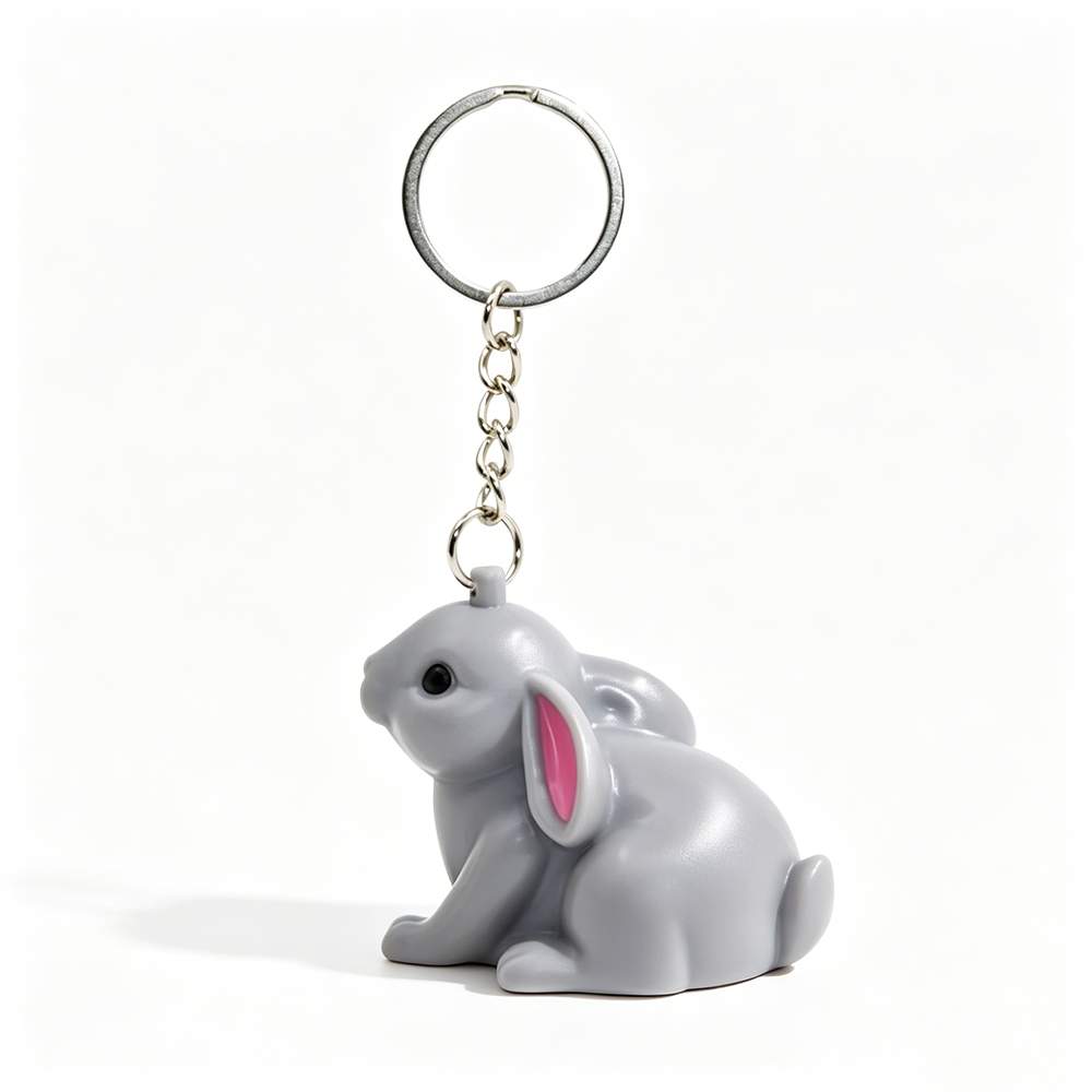 Rabbit LED Light & Sound Keychain