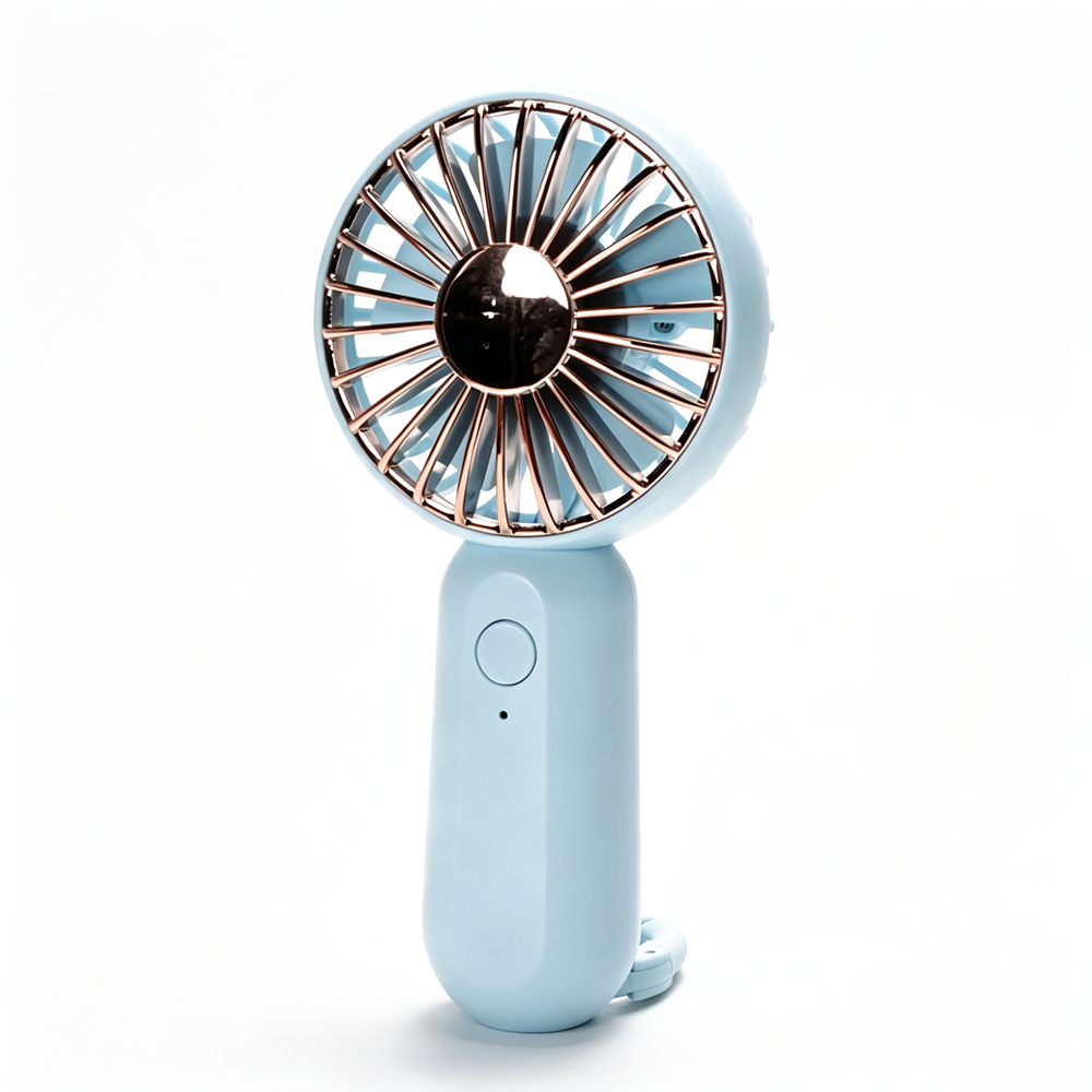 Electroplated Buckle Mini Fan