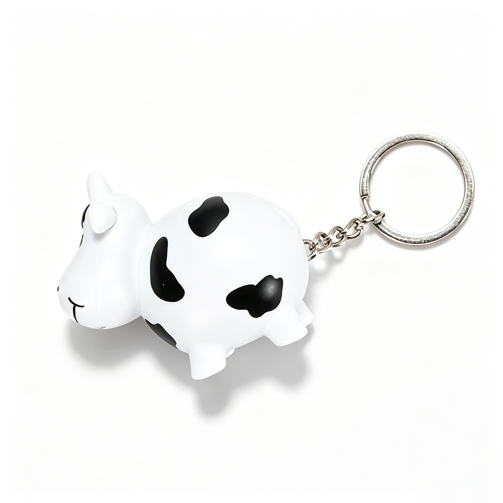 Cow LED Keychain