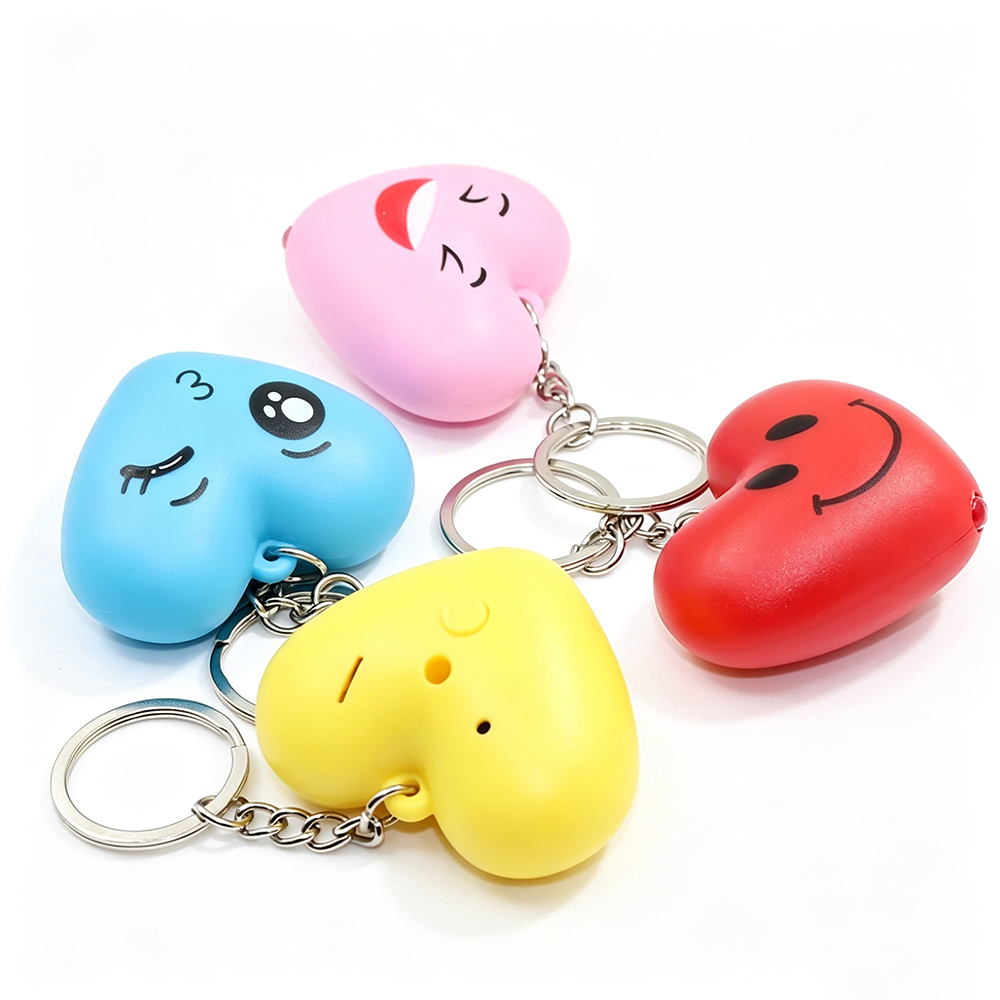 Heart Expression Confession Keychain