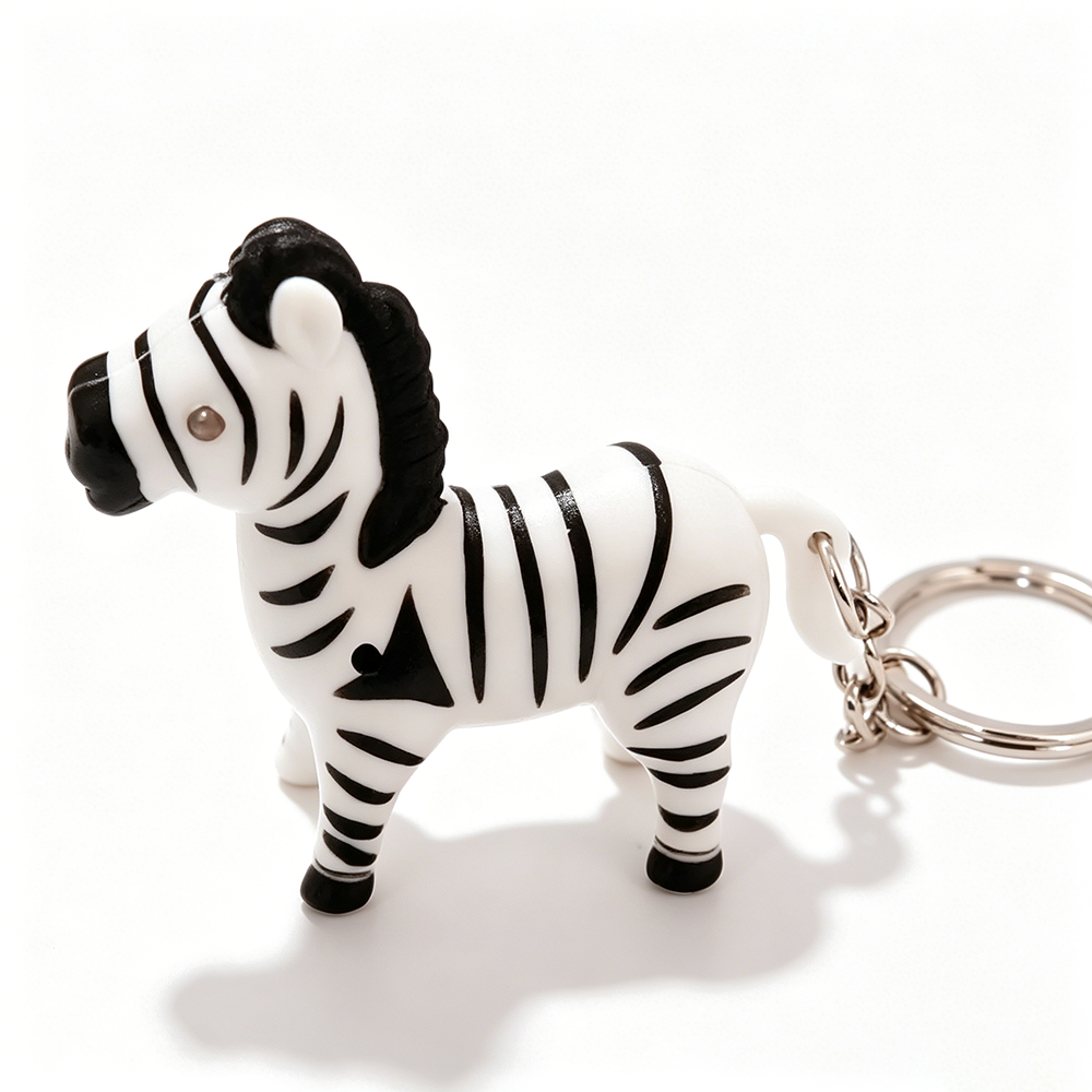 Horse LED Sound Keychain