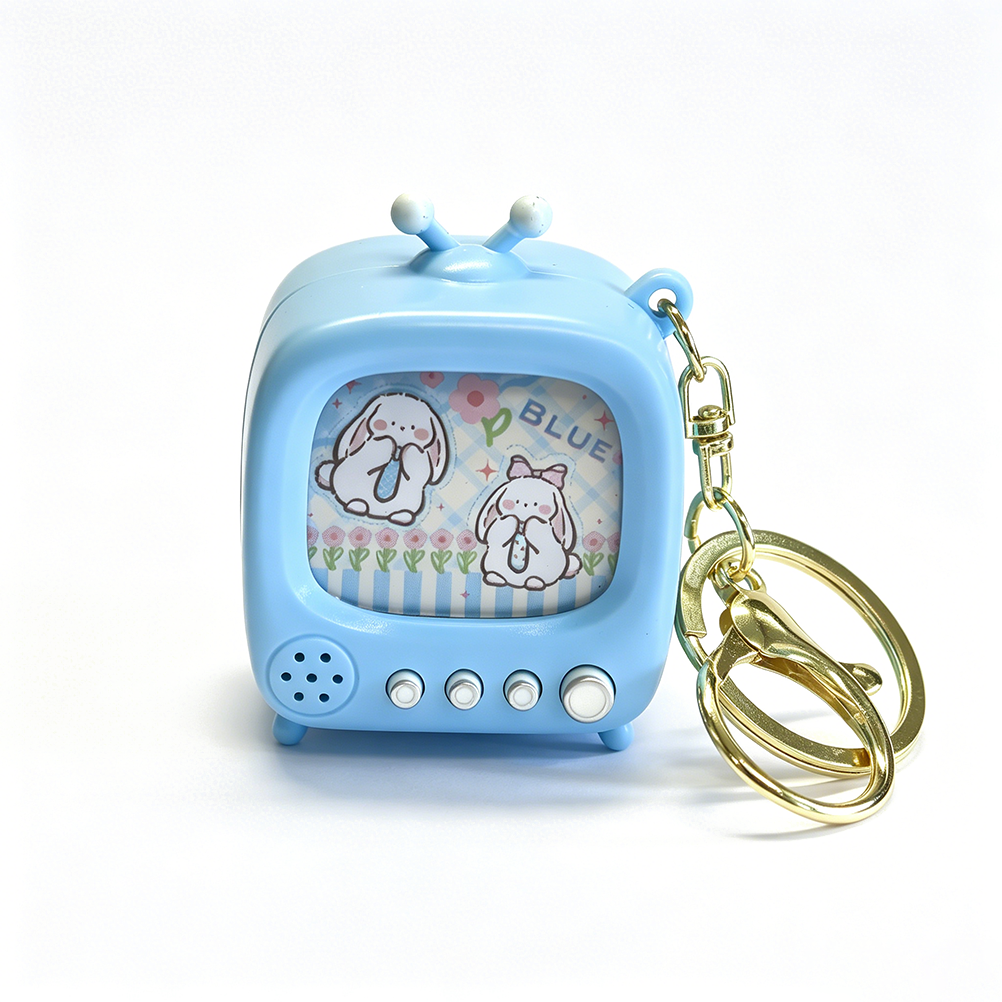 Cartoon Luminous TV keychain