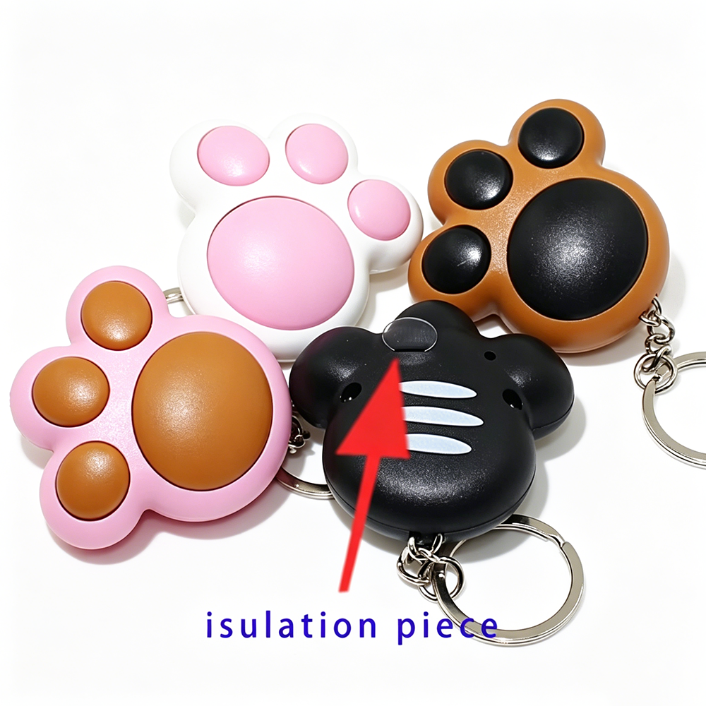 Cat Paw LED Keychain