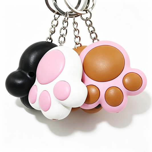 Cat Paw LED Keychain
