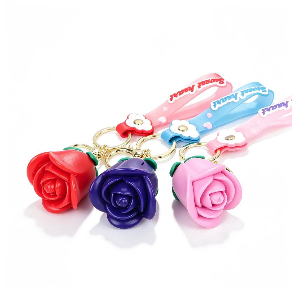 Confession Rose Keychain