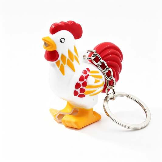 Rooster LED Keychain