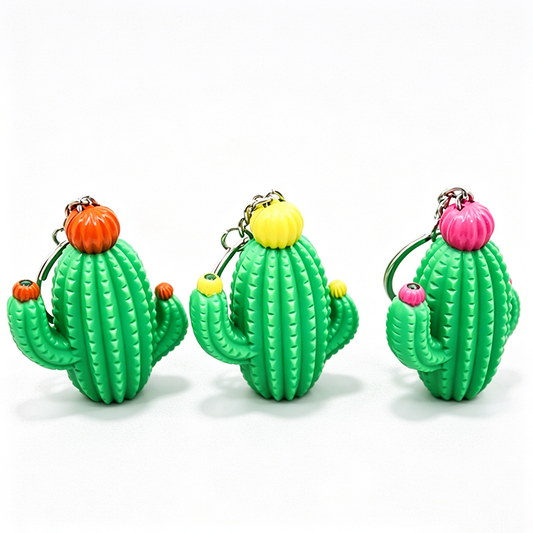 Cactus LED Keychain