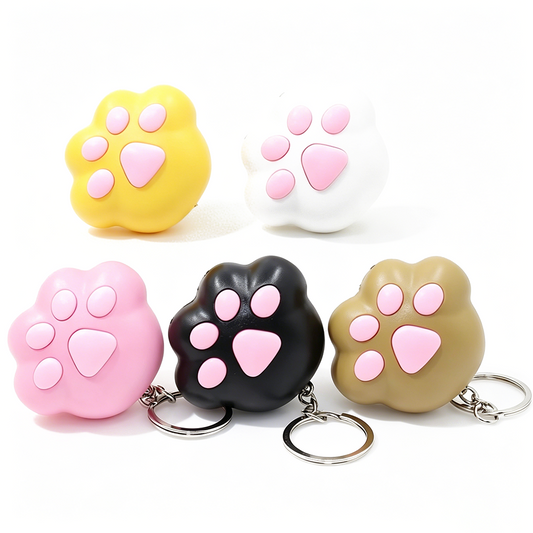 Cat Pow Light Up Keychain