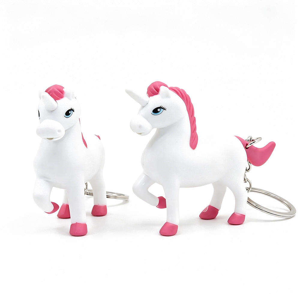 Unicorn LED Sound Keychain