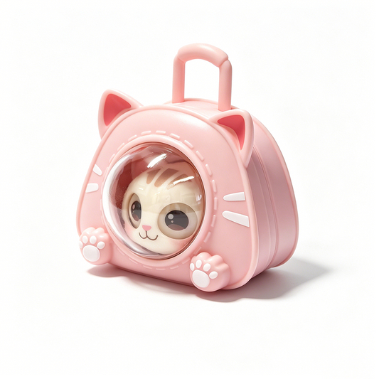 Eye-changing cat sound keychain