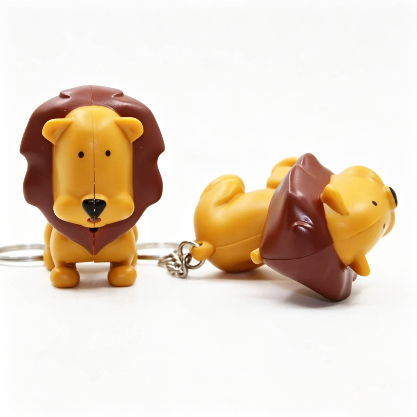 Lion Light & Sound Keychain