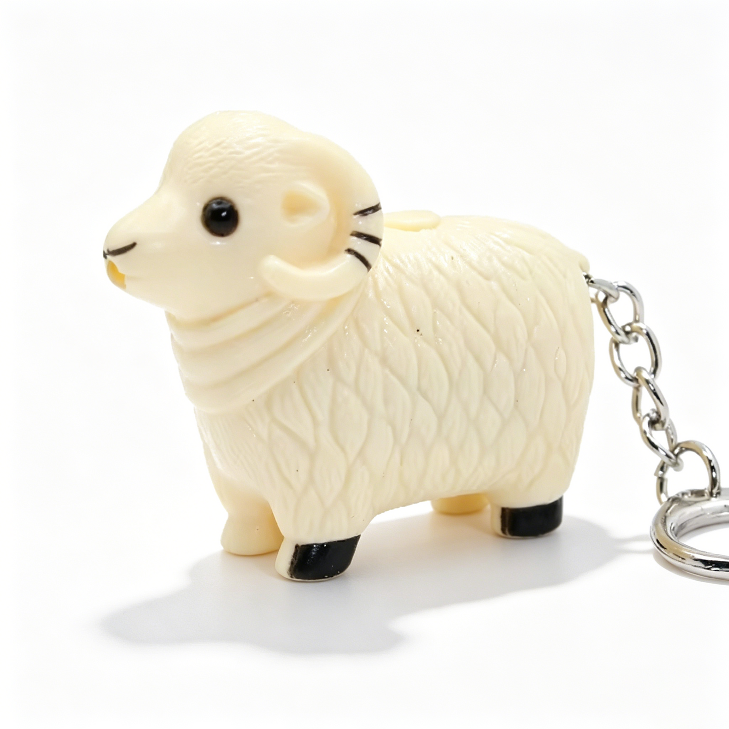 Colorful Goat Light Up Keychain