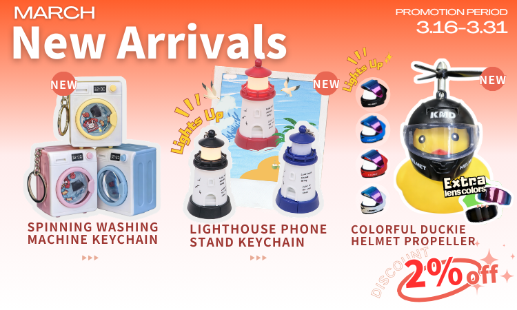 March New Arrivals: 3 Adorable Keychains to Elevate Your Daily Style ✨