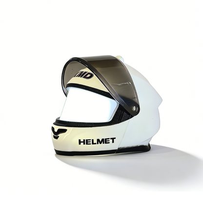 Clear Lens light up Helmet Keychain