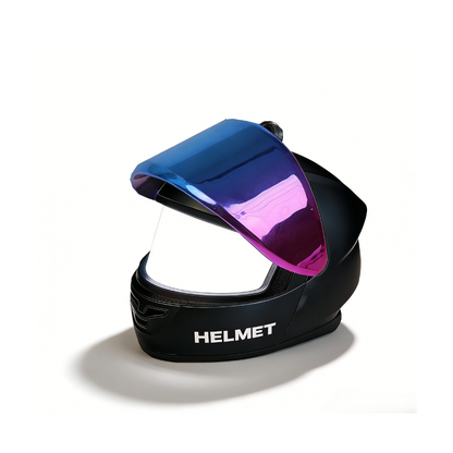 Colorful Light-up Helmet Keychain