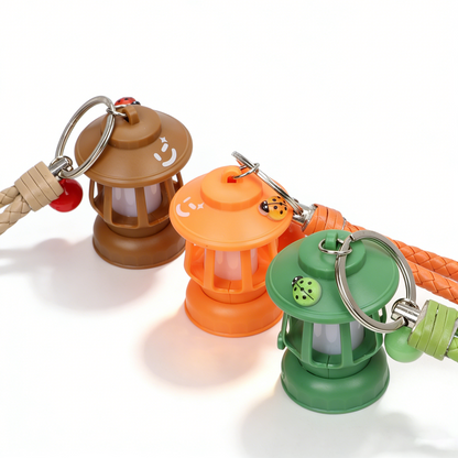 Camping Mini Night Light Keychain