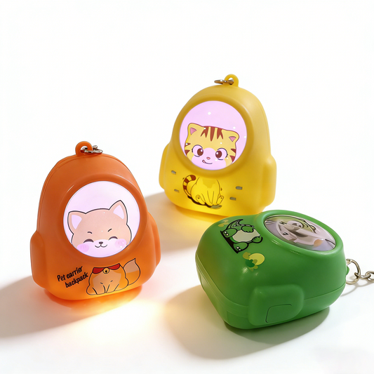 Animal Backpack Keychain