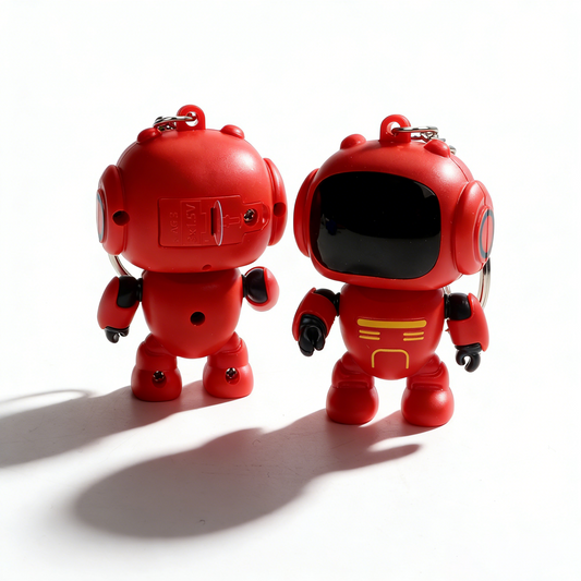 Stress Relief Robot Light-Up Keychain