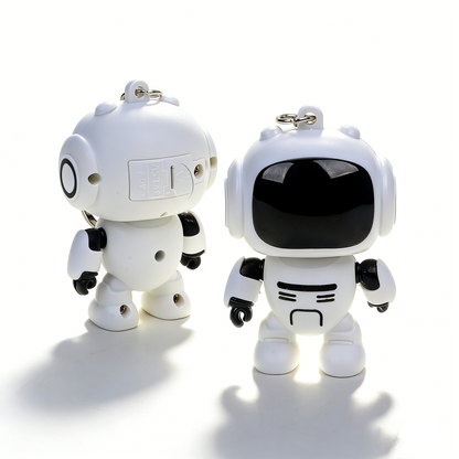 Stress Relief Robot Light-Up Keychain