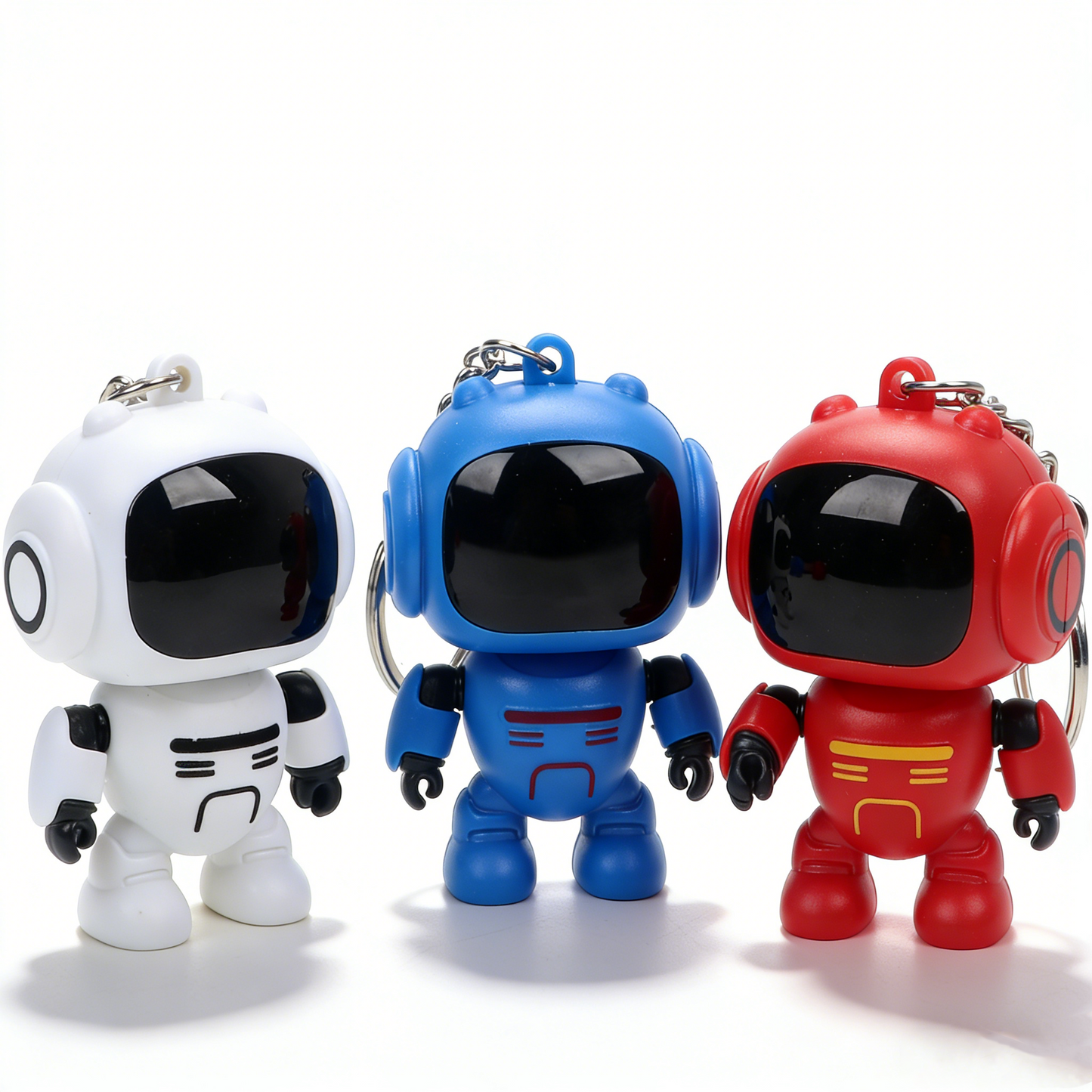 Stress Relief Robot Light-Up Keychain