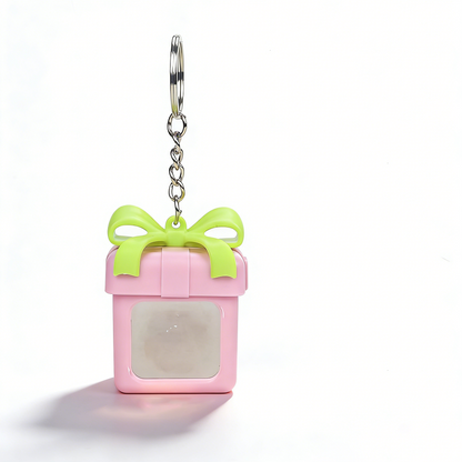 Mirror Gift Box Keychain