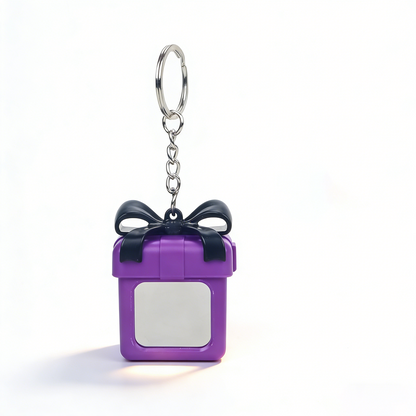 Mirror Gift Box Keychain