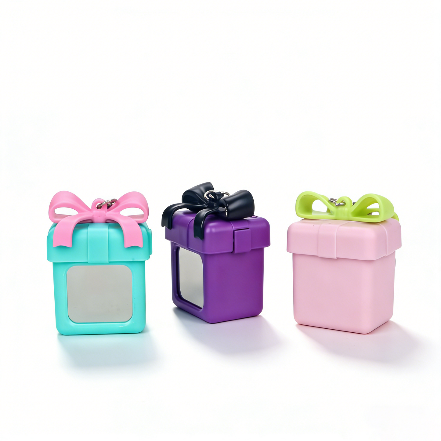 Mirror Gift Box Keychain