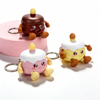 Birthday Cake Keychain
