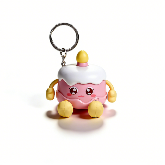 Birthday Cake Keychain