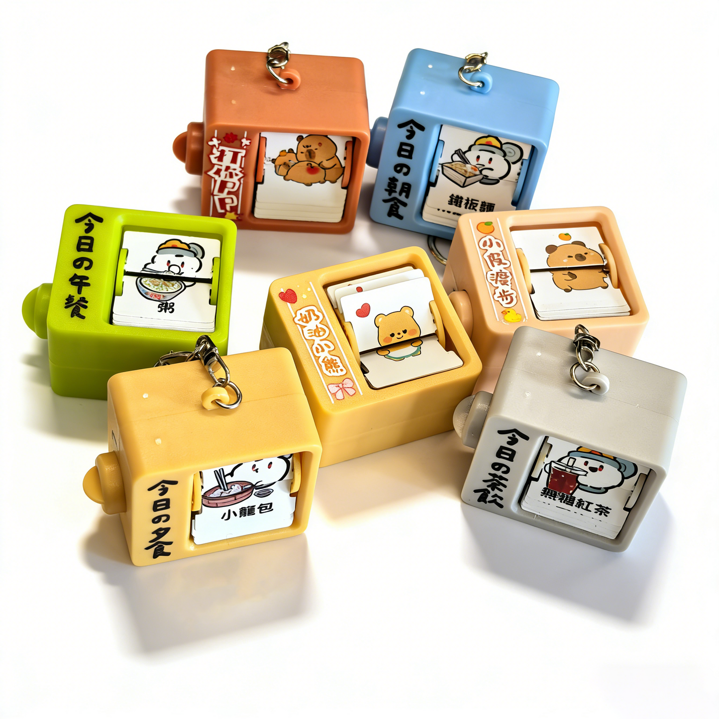 Colorful Slide Wind-up Keychain