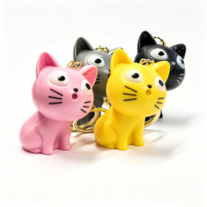 COLORFUL CAT KEYCHAIN