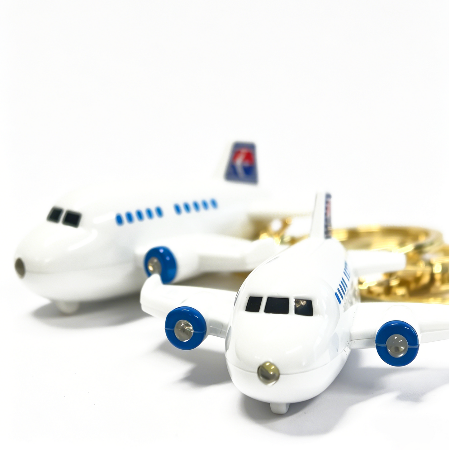 Airplane LED Keychain