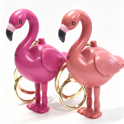 Flamingo LED Keychain