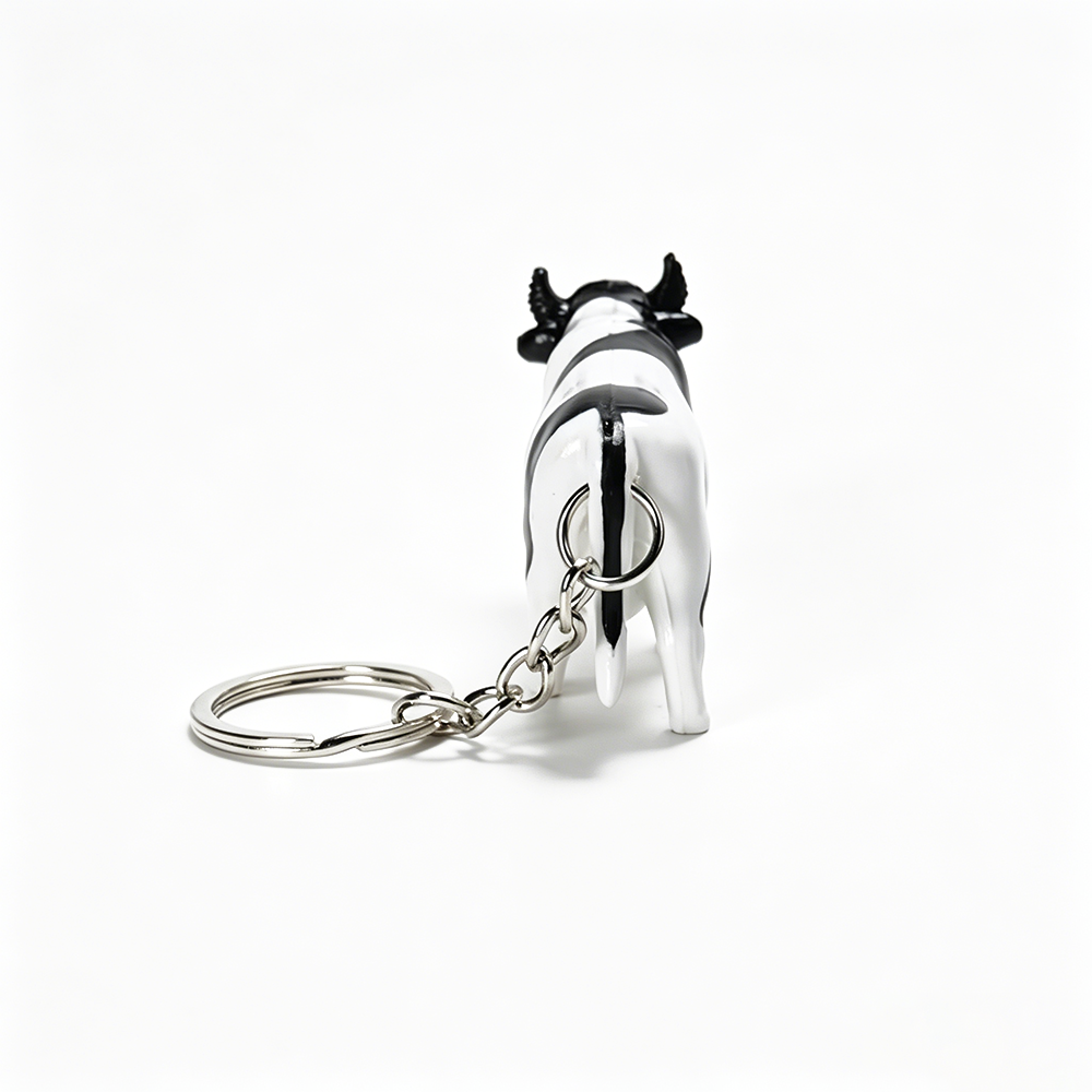 LED Light Up Cow Keychain