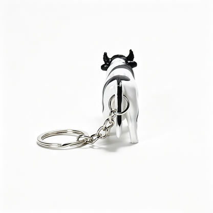LED Light Up Cow Keychain