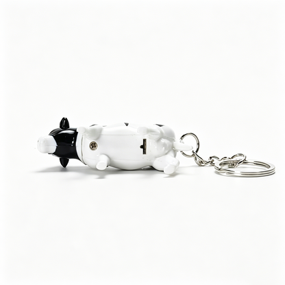 LED Light Up Cow Keychain