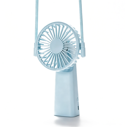 19# Colorful Dual-use Neck Handheld Mini Fan