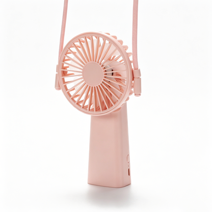 19# Colorful Dual-use Neck Handheld Mini Fan