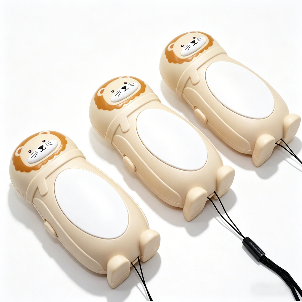 Cartoon Lion Dry Battery Fan