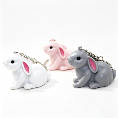Rabbit LED Light & Sound Keychain