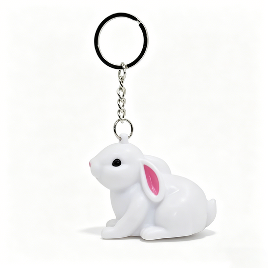 Rabbit LED Light & Sound Keychain