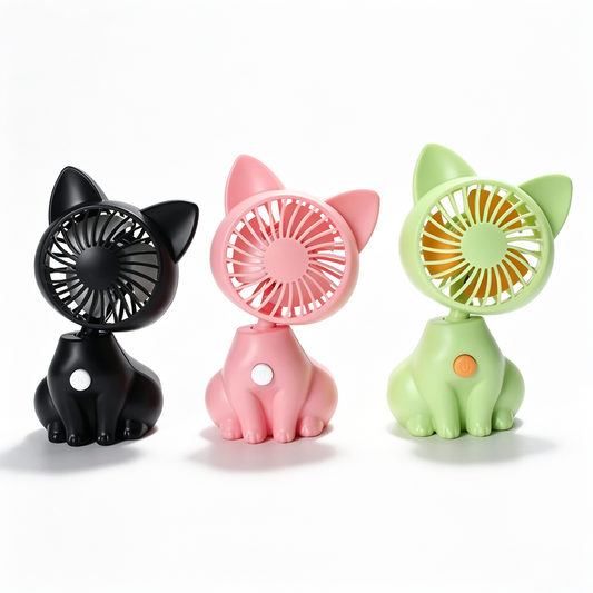 Cat Dry Battery Desktop Fan