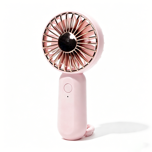 Electroplated Buckle Mini Fan