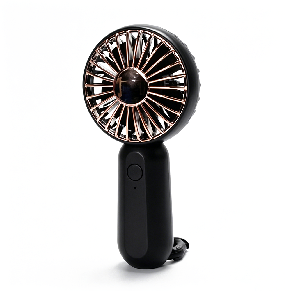 Electroplated Buckle Mini Fan