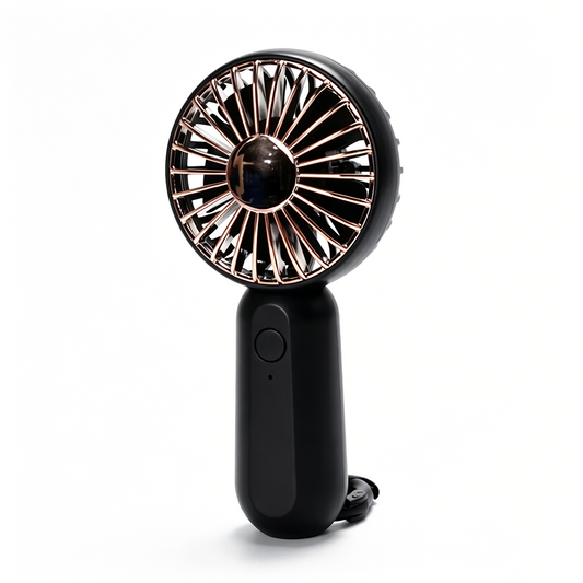 Electroplated Buckle Mini Fan