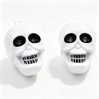 Halloween Skull Light Up Keychain