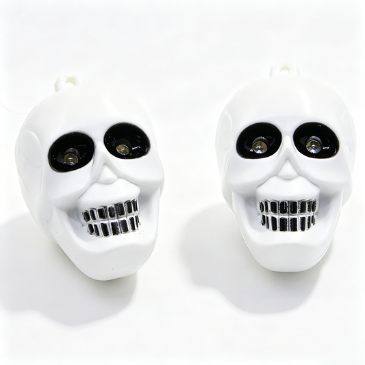 Halloween Skull Light Up Keychain
