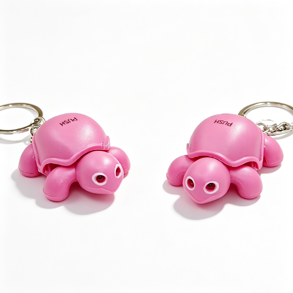 Tortoise LED Light-up Keychain